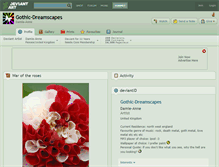 Tablet Screenshot of gothic-dreamscapes.deviantart.com