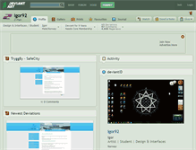 Tablet Screenshot of igor92.deviantart.com