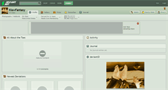 Desktop Screenshot of klawfantasy.deviantart.com
