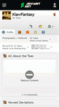 Mobile Screenshot of klawfantasy.deviantart.com