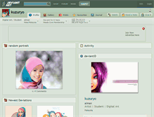Tablet Screenshot of kuzuryo.deviantart.com