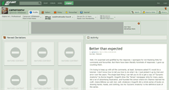Desktop Screenshot of cameroonw.deviantart.com