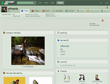 Tablet Screenshot of elfmania.deviantart.com