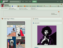 Tablet Screenshot of kelmo.deviantart.com