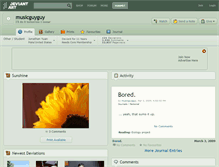 Tablet Screenshot of musicguyguy.deviantart.com