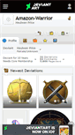 Mobile Screenshot of amazon-warrior.deviantart.com