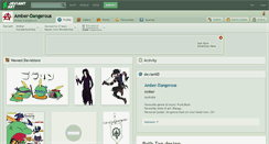 Desktop Screenshot of amber-dangerous.deviantart.com