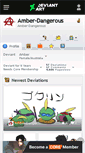 Mobile Screenshot of amber-dangerous.deviantart.com