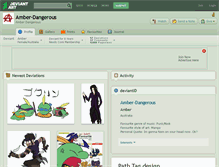 Tablet Screenshot of amber-dangerous.deviantart.com