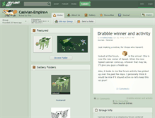 Tablet Screenshot of casivian-empire.deviantart.com