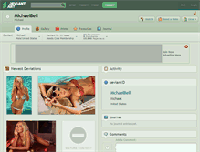 Tablet Screenshot of michaelbell.deviantart.com
