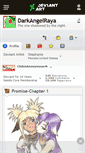 Mobile Screenshot of darkangelraya.deviantart.com