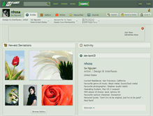Tablet Screenshot of nhosa.deviantart.com