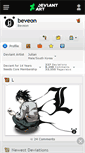 Mobile Screenshot of beveon.deviantart.com