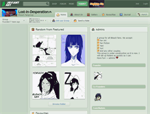 Tablet Screenshot of lost-in-desperation.deviantart.com