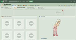Desktop Screenshot of inflatetress.deviantart.com