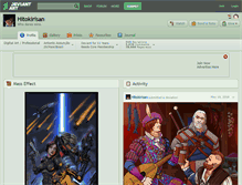 Tablet Screenshot of hitokirisan.deviantart.com