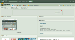 Desktop Screenshot of overgames.deviantart.com