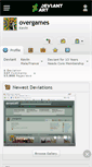 Mobile Screenshot of overgames.deviantart.com