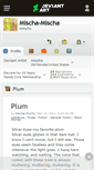 Mobile Screenshot of mischa-mischa.deviantart.com
