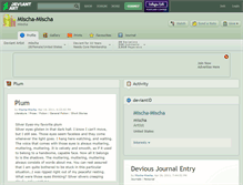 Tablet Screenshot of mischa-mischa.deviantart.com