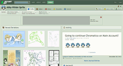 Desktop Screenshot of abby-winter-sprite.deviantart.com