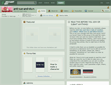 Tablet Screenshot of anti-sue-and-stu.deviantart.com