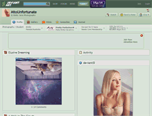 Tablet Screenshot of missunfortunate.deviantart.com