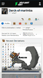 Mobile Screenshot of darck-of-marimba.deviantart.com