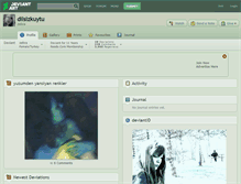 Tablet Screenshot of dilsizkuytu.deviantart.com