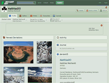 Tablet Screenshot of matthiasdo.deviantart.com