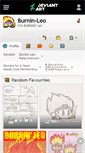 Mobile Screenshot of burnin-leo.deviantart.com