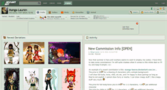 Desktop Screenshot of manga-lauren.deviantart.com