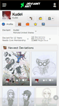 Mobile Screenshot of kudei.deviantart.com