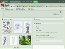 Tablet Screenshot of kudei.deviantart.com