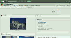 Desktop Screenshot of inflatabledragon.deviantart.com