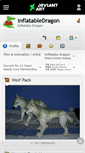 Mobile Screenshot of inflatabledragon.deviantart.com