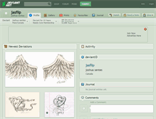 Tablet Screenshot of jasflip.deviantart.com