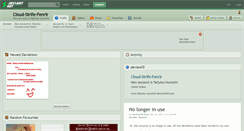 Desktop Screenshot of cloud-strife-fenrir.deviantart.com
