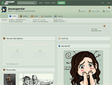 Tablet Screenshot of jesussuperstar.deviantart.com