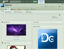 Tablet Screenshot of dottgonzo.deviantart.com