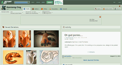 Desktop Screenshot of moonsong-omg.deviantart.com
