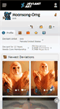 Mobile Screenshot of moonsong-omg.deviantart.com