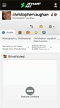 Mobile Screenshot of christophervaughan.deviantart.com