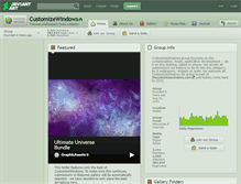 Tablet Screenshot of customizewindows.deviantart.com