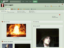 Tablet Screenshot of dark-juggalo.deviantart.com