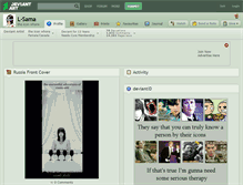Tablet Screenshot of l-sama.deviantart.com