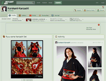 Tablet Screenshot of kurokami-kanzashi.deviantart.com