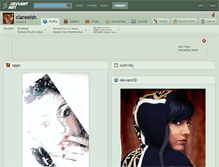 Tablet Screenshot of clareeish.deviantart.com