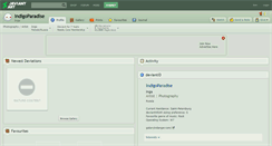 Desktop Screenshot of indigoparadise.deviantart.com